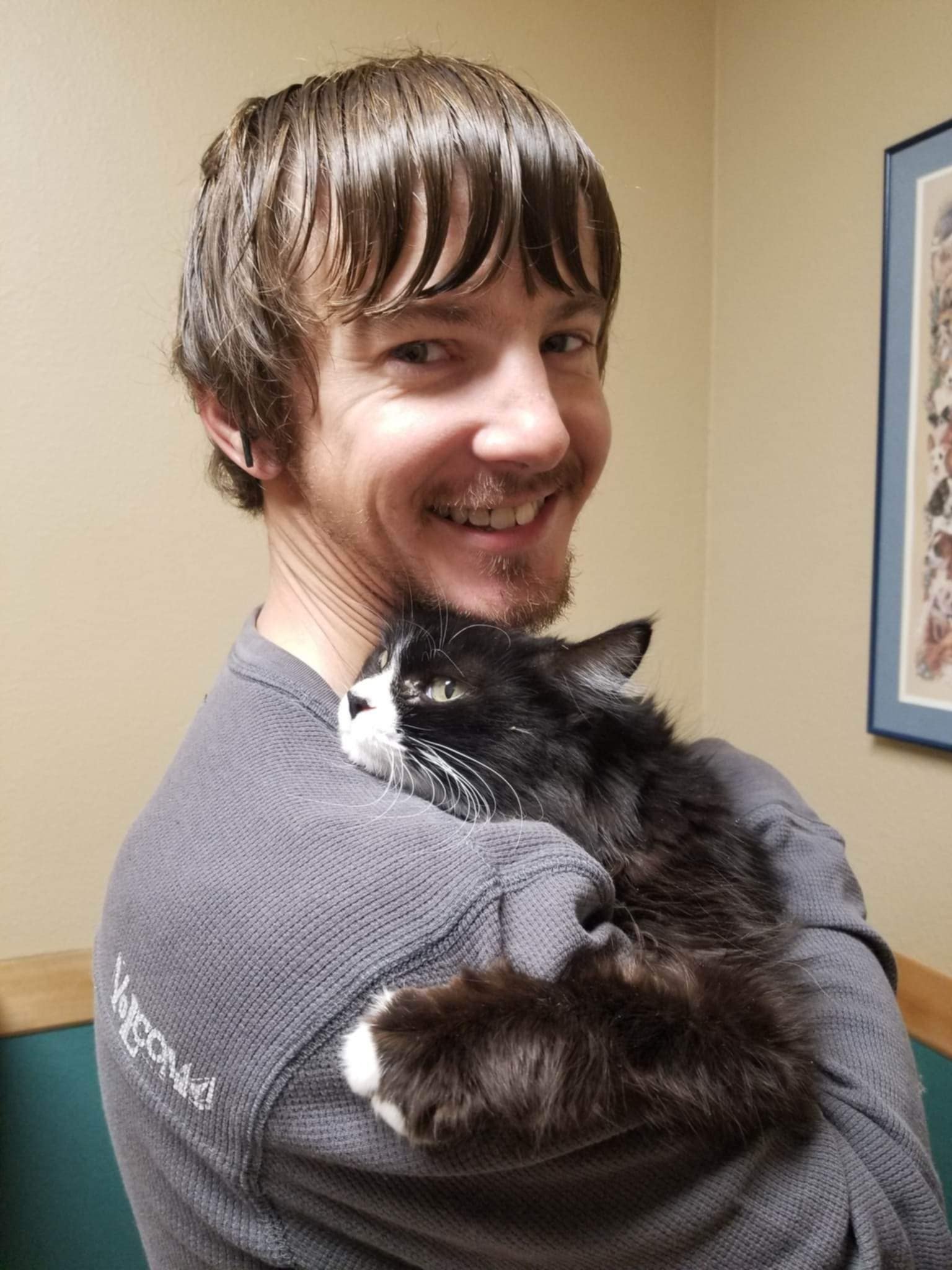 Ang enjoying a calm visit